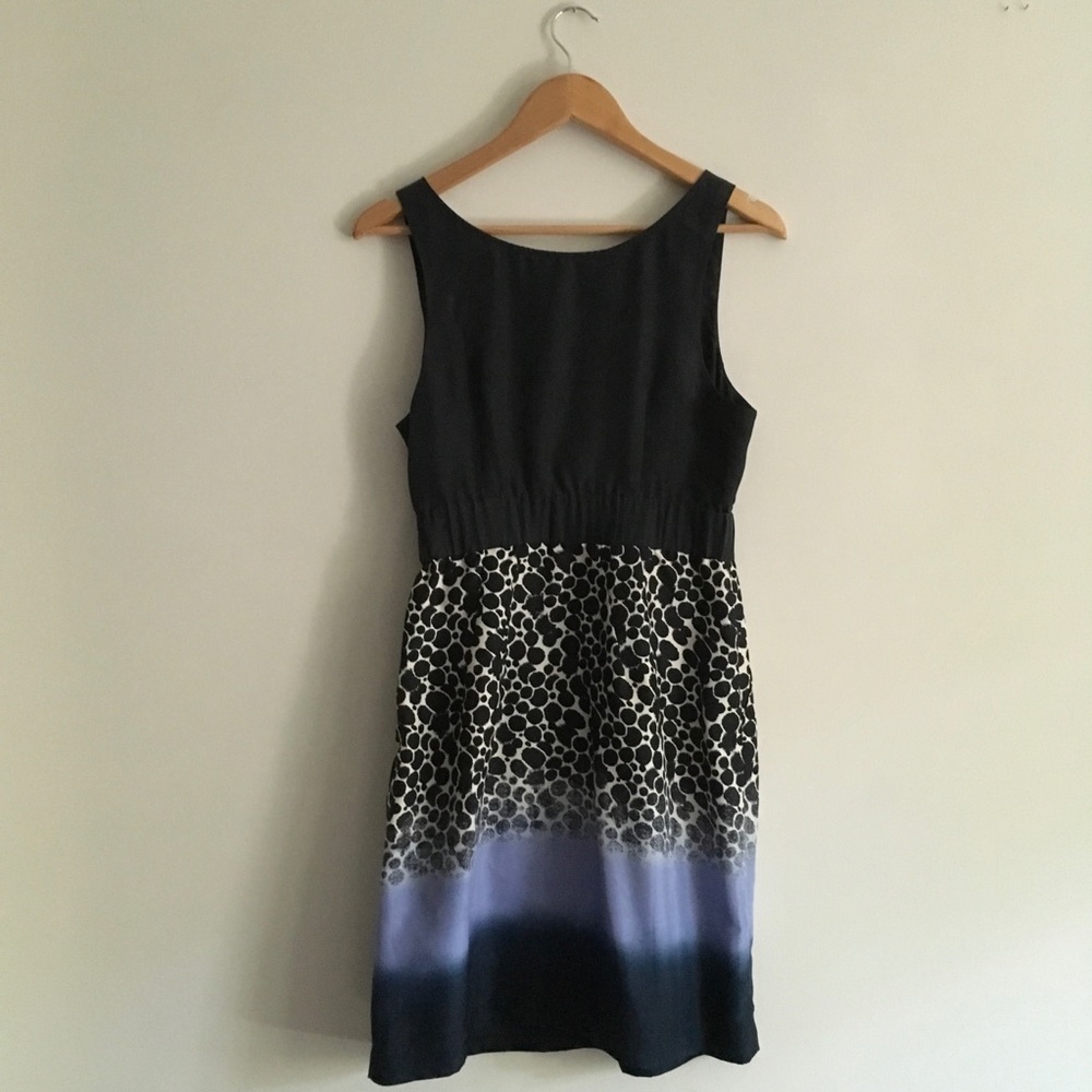 Anthropologie Maeve Spotted Purple Ombré Dress - Picture 4 of 6